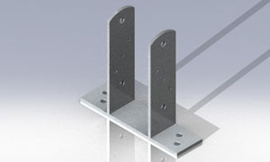 supporto da cementare a U